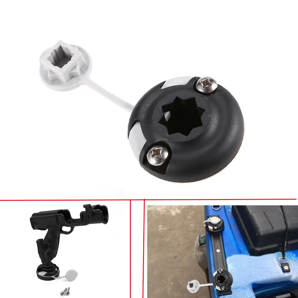 Fishing Kayak Rod Holder - Base de montage en Nylon Durable
