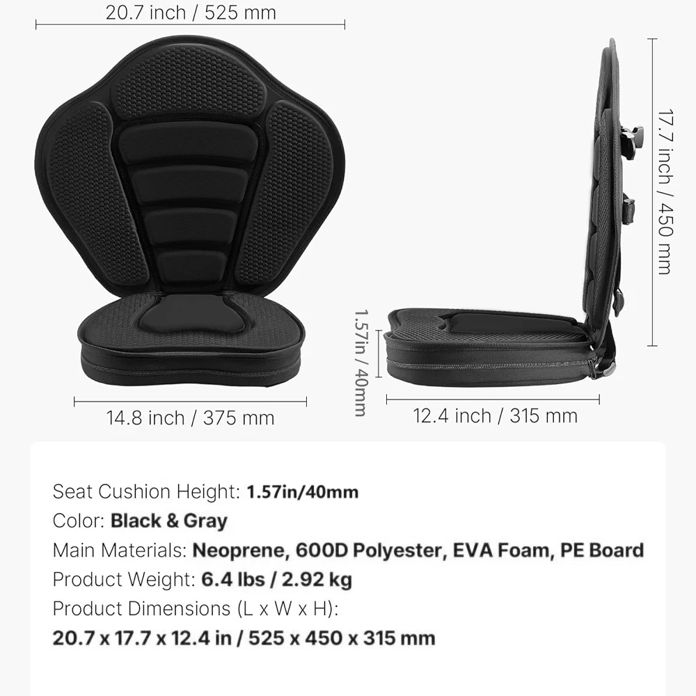 Siège de kayak, accessoires de - Fishing Kayak Crate avis et prix