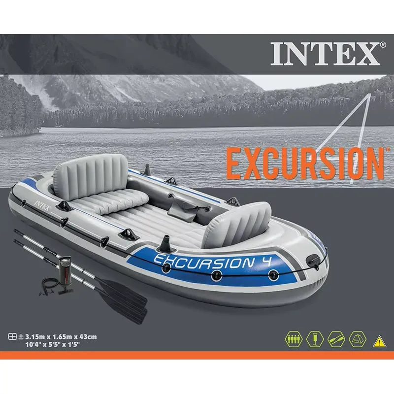 Ensemble de bateaux INTEX EXCU - Fishing Kayak Paddle avis et prix